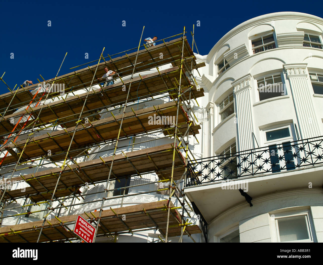 Brighton, House Renovation Stock Photo