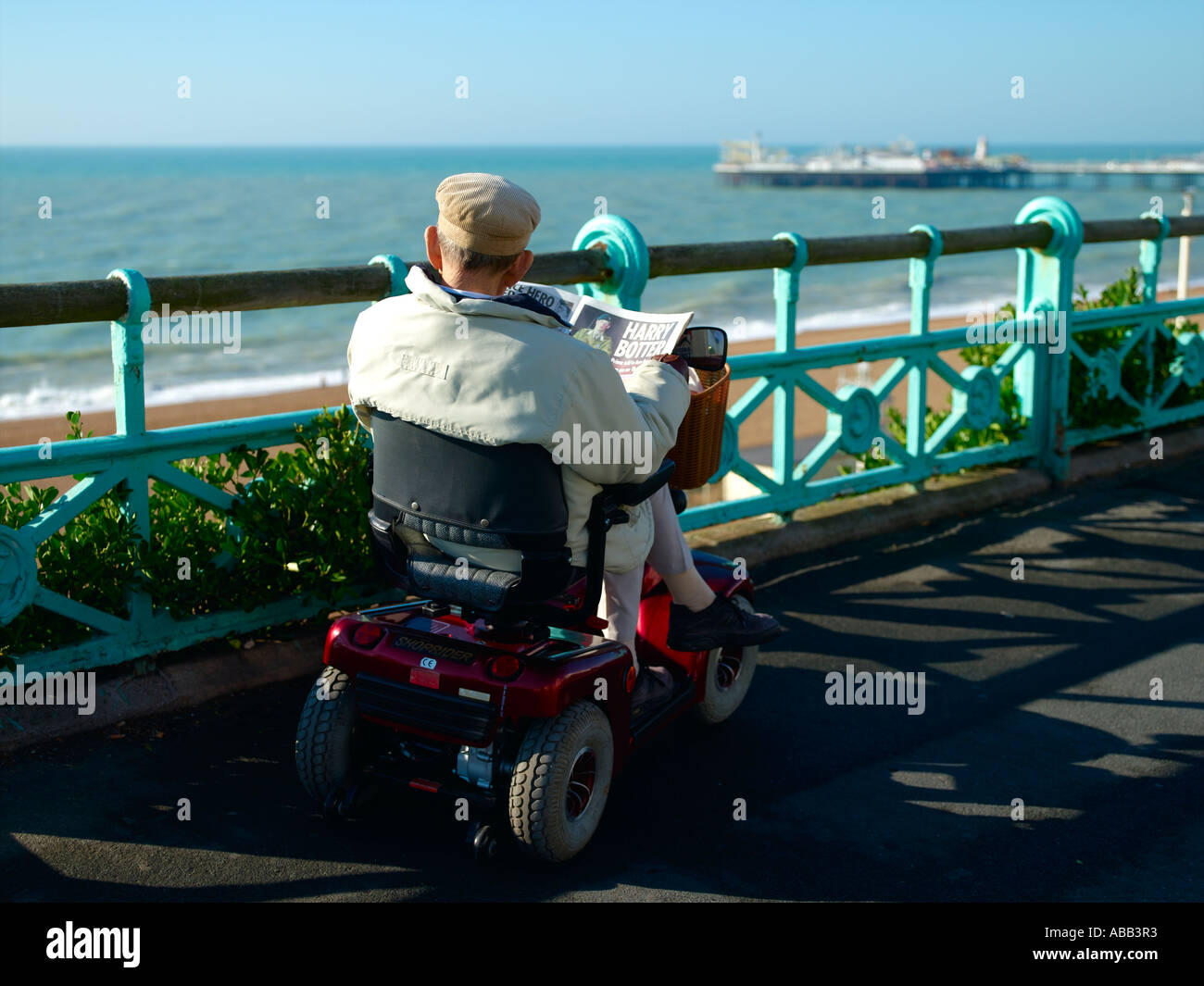 Brighton, Mobility Scooter Stock Photo Alamy