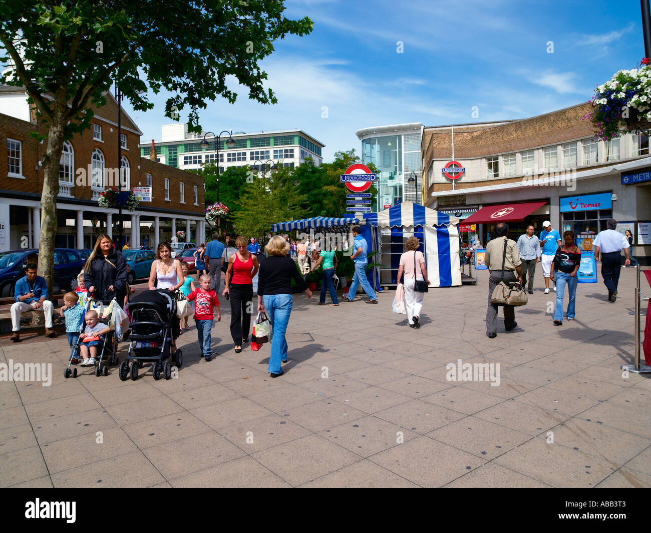 Uxbridge Town Centre Stock Photo Alamy