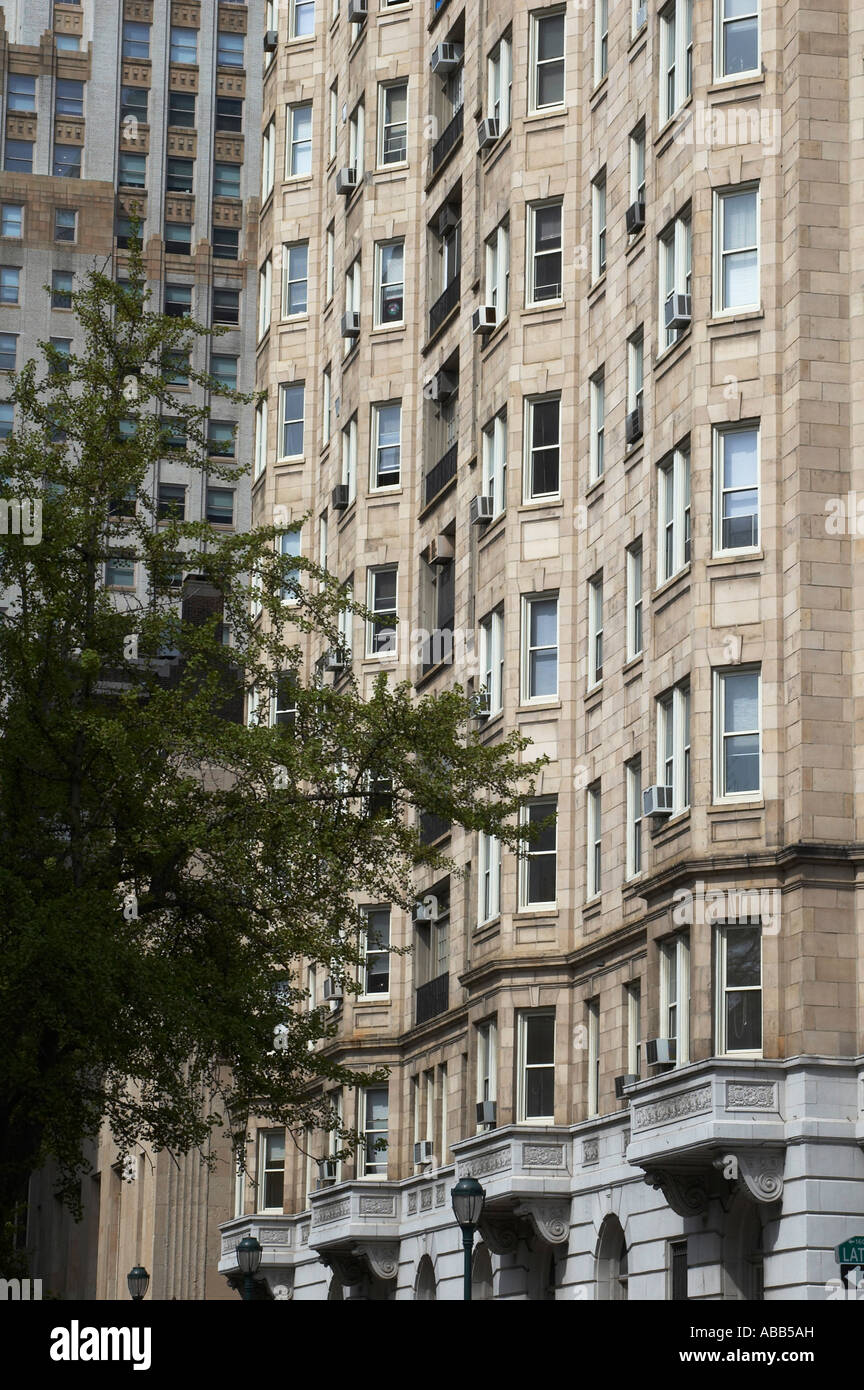 apartment building skyscraper Philadelphia Stock Photo Alamy