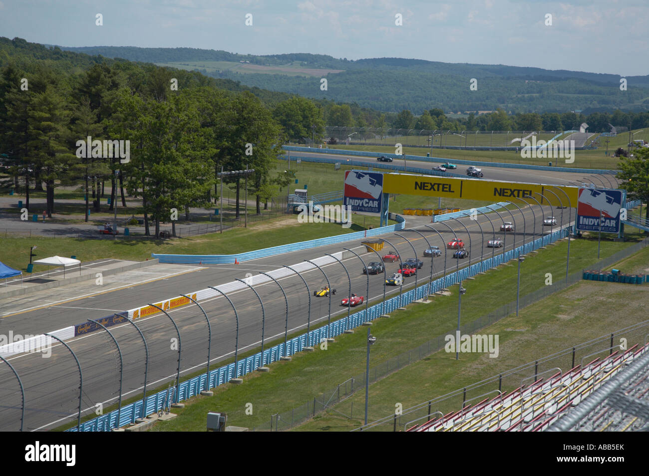 Historic Sportscar Racing HSR series racing at Watkins Glen International Raceway in Watkins Glen New York Stock Photo
