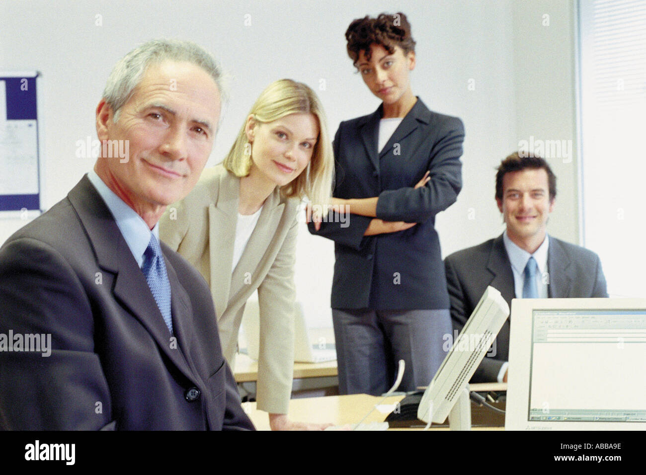 Portrait businesspeople in office hi-res stock photography and images ...