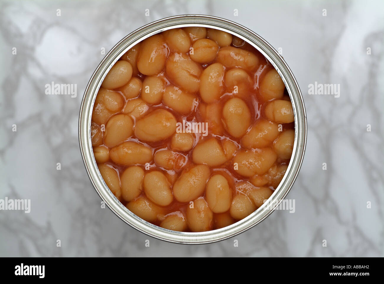 Open tin of baked beans hires stock photography and images Alamy