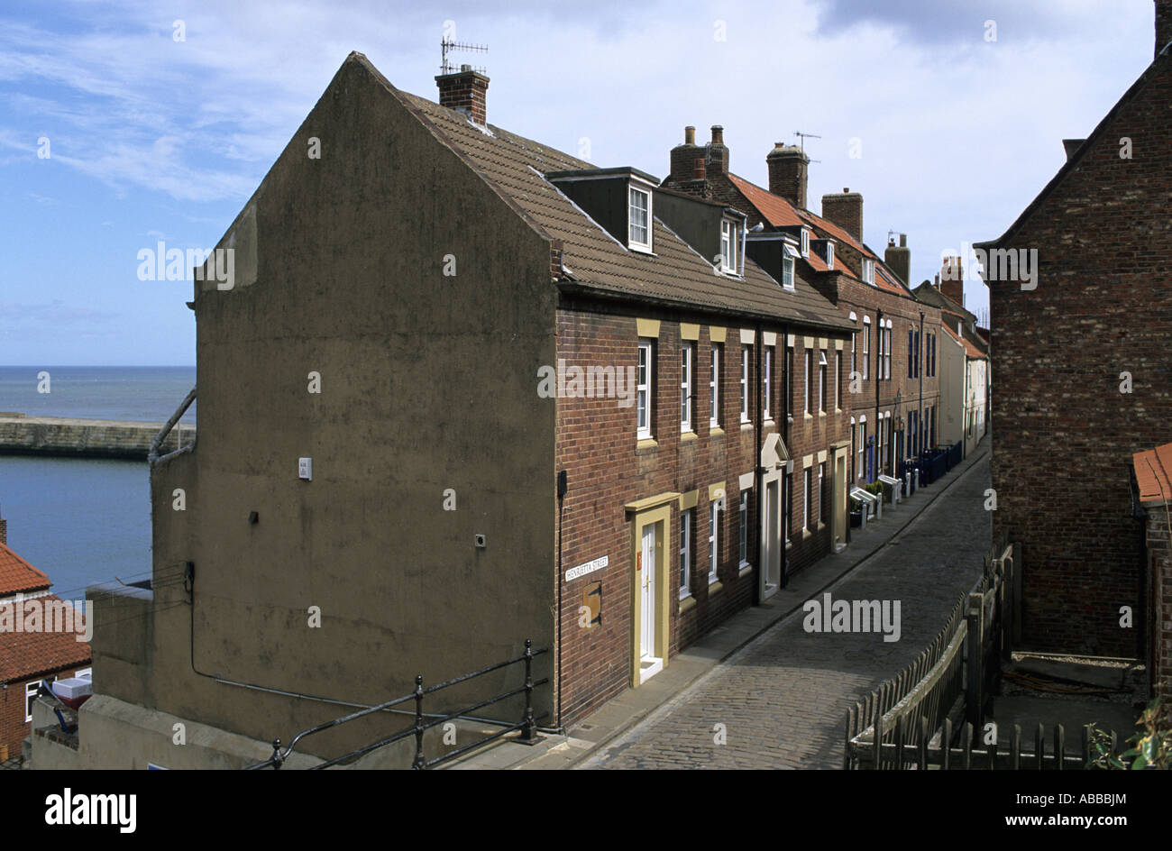 Henrietta Street,Whitby Stock Photo Alamy
