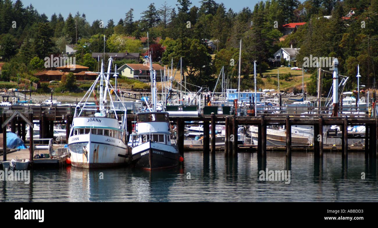 Friday Harbor Washington Stock Photo Alamy