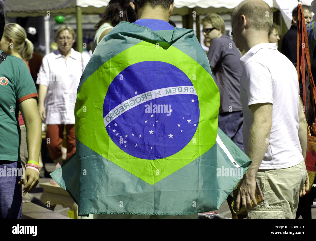 Brazilian women flag celebrate hi-res stock photography and images - Alamy