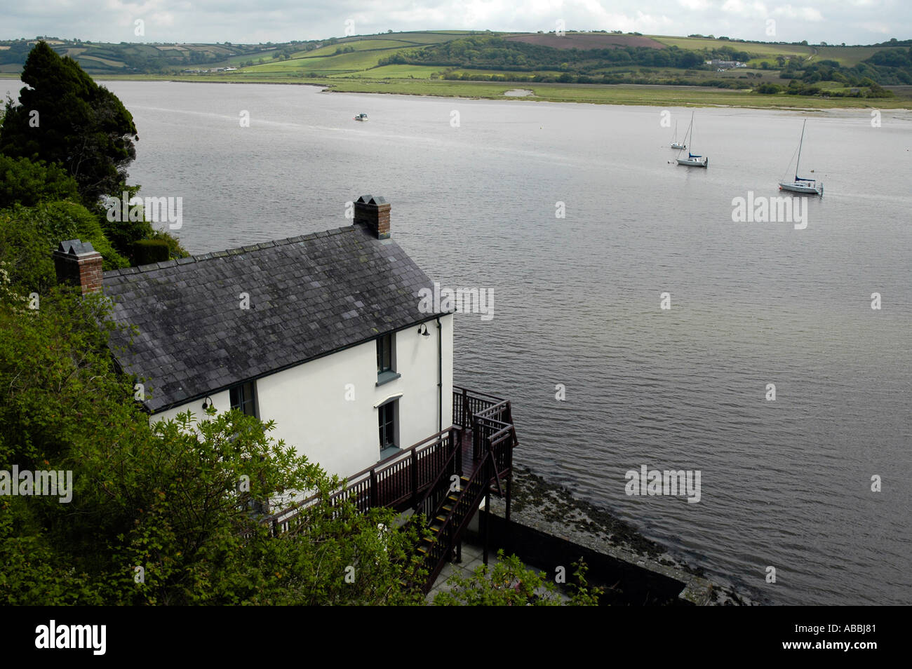The Boat House where Dylan Thomas with his wife Catlin and children ...