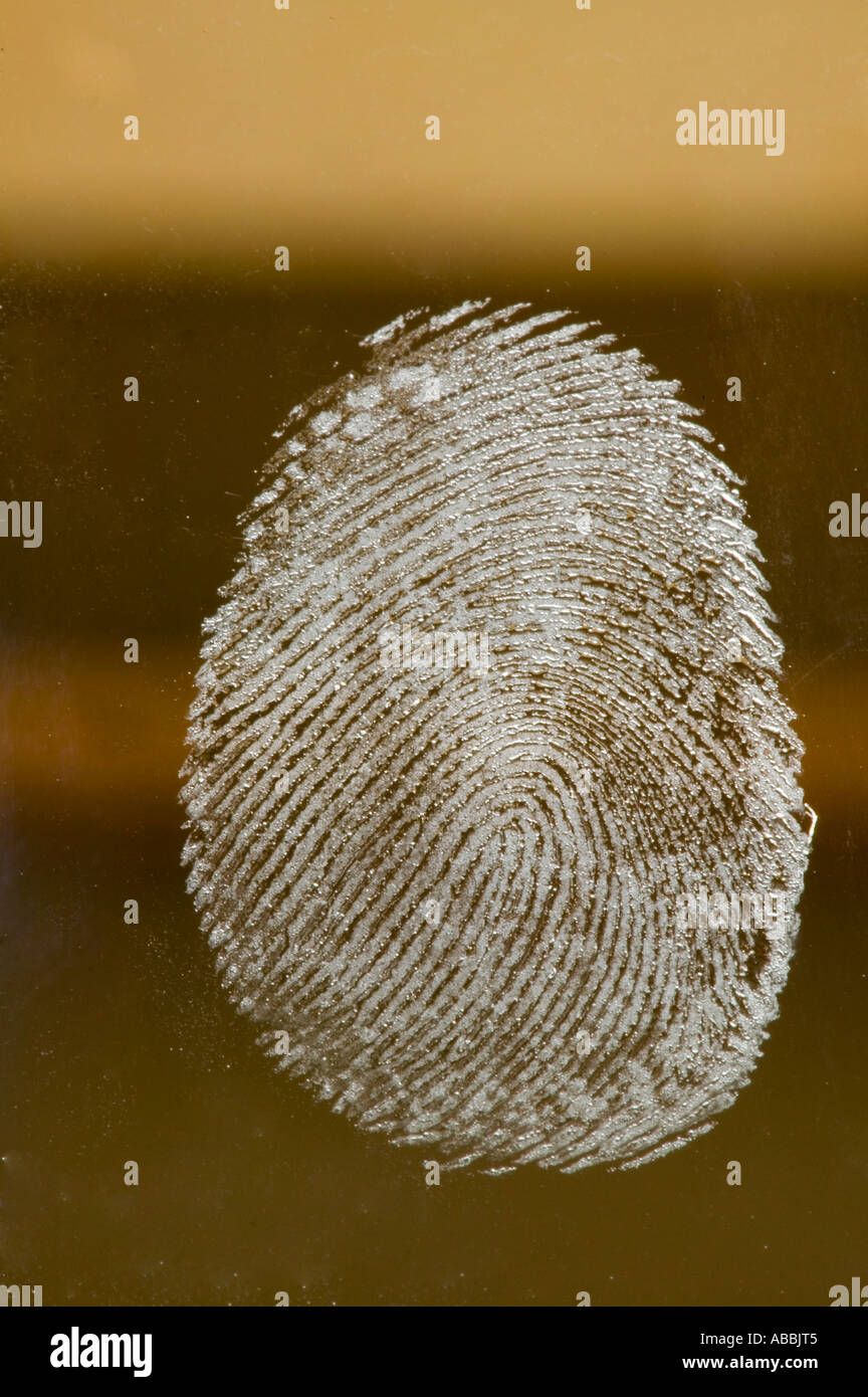 Fingerprint on glass hires stock photography and images Alamy
