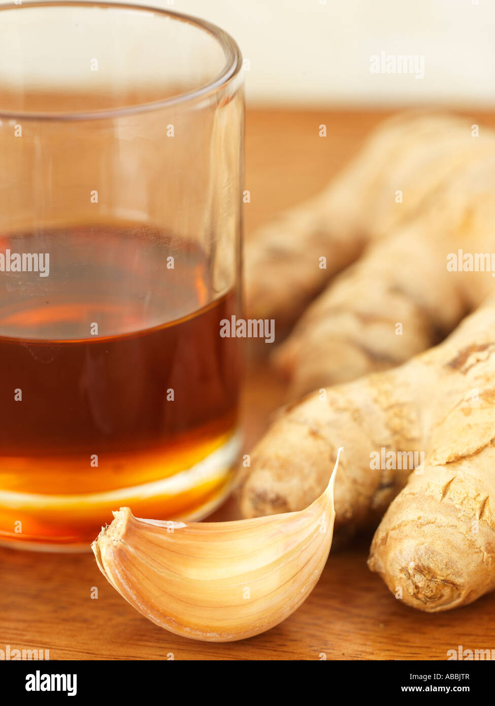 Garlic Ginger Sesame Seed Oil Chinese Flavour Principle Stock Photo Alamy