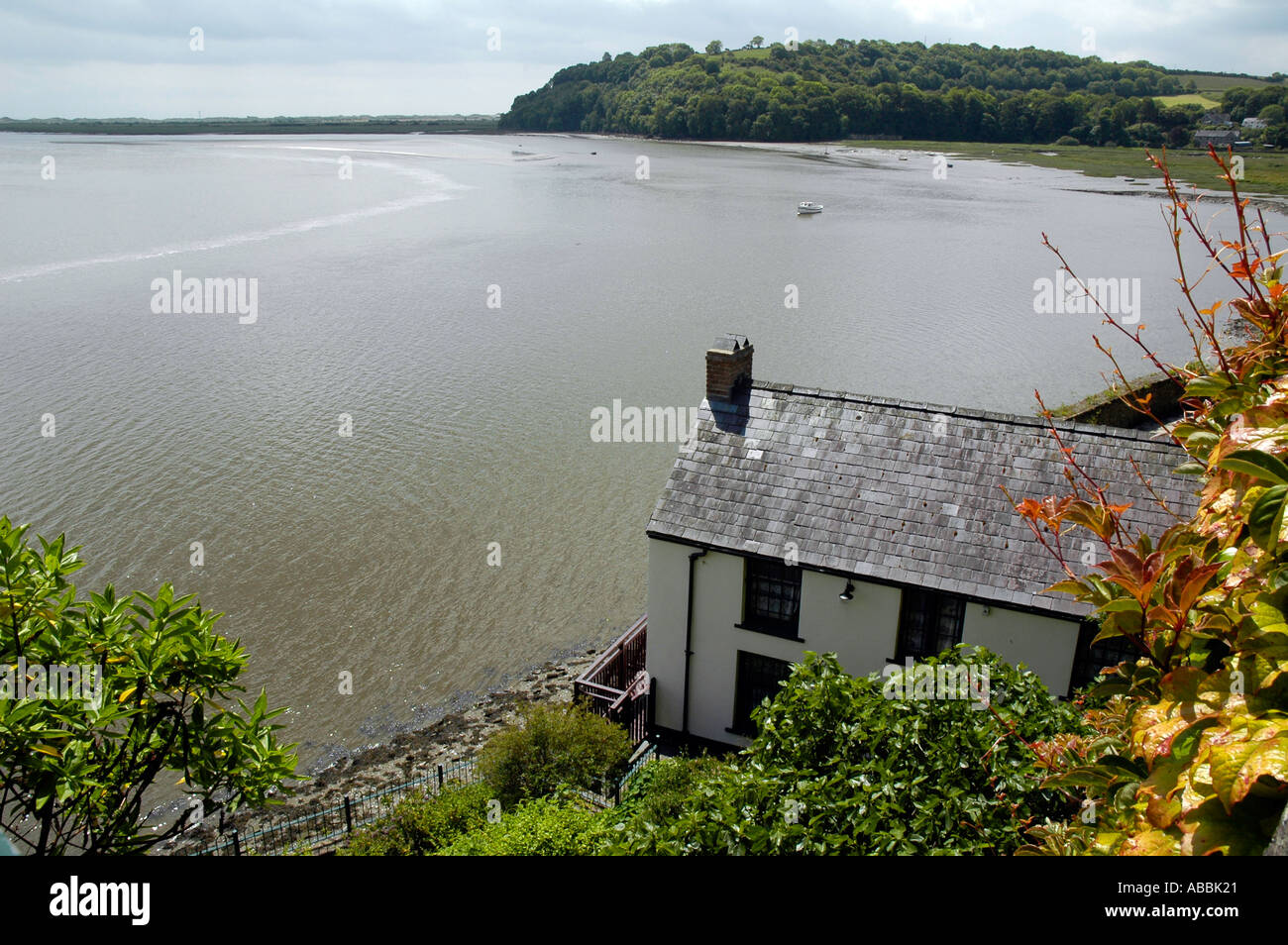 Boat House where Dylan Thomas with his wife Catlin and children lived ...