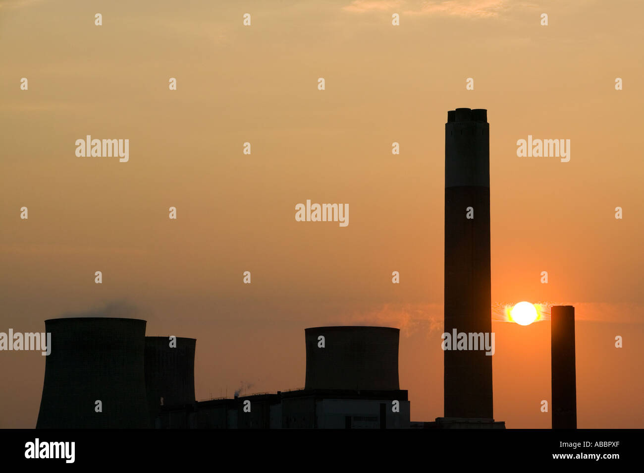 Ratcliffe on soar power station, a Coal fired power plant in nottinghamshire, UK Stock Photo