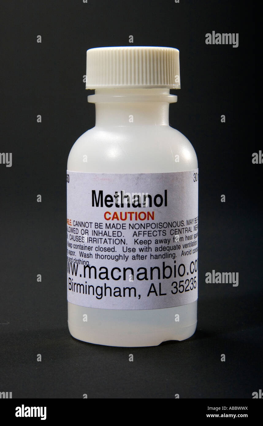 Methanol Alcohol Stock Photo Alamy