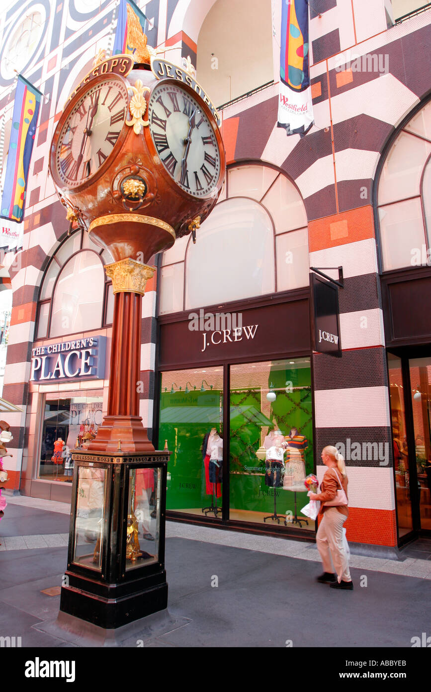 Horton Plaza Jessop Clock Downtown San Diego California SD Stock Photo Alamy