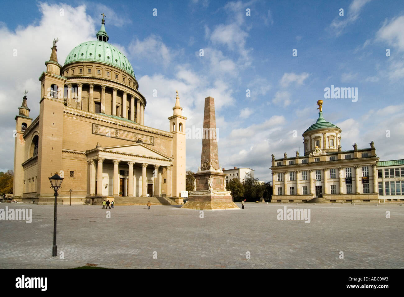 Potsdam Brandenburg Germany church St. Nikolai at the old market place