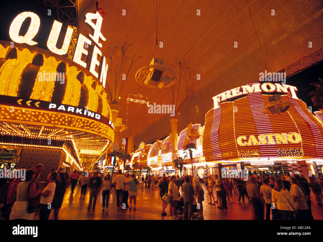 Fremont Street, Las Vegas, Nevada, USA Stock Photo Alamy