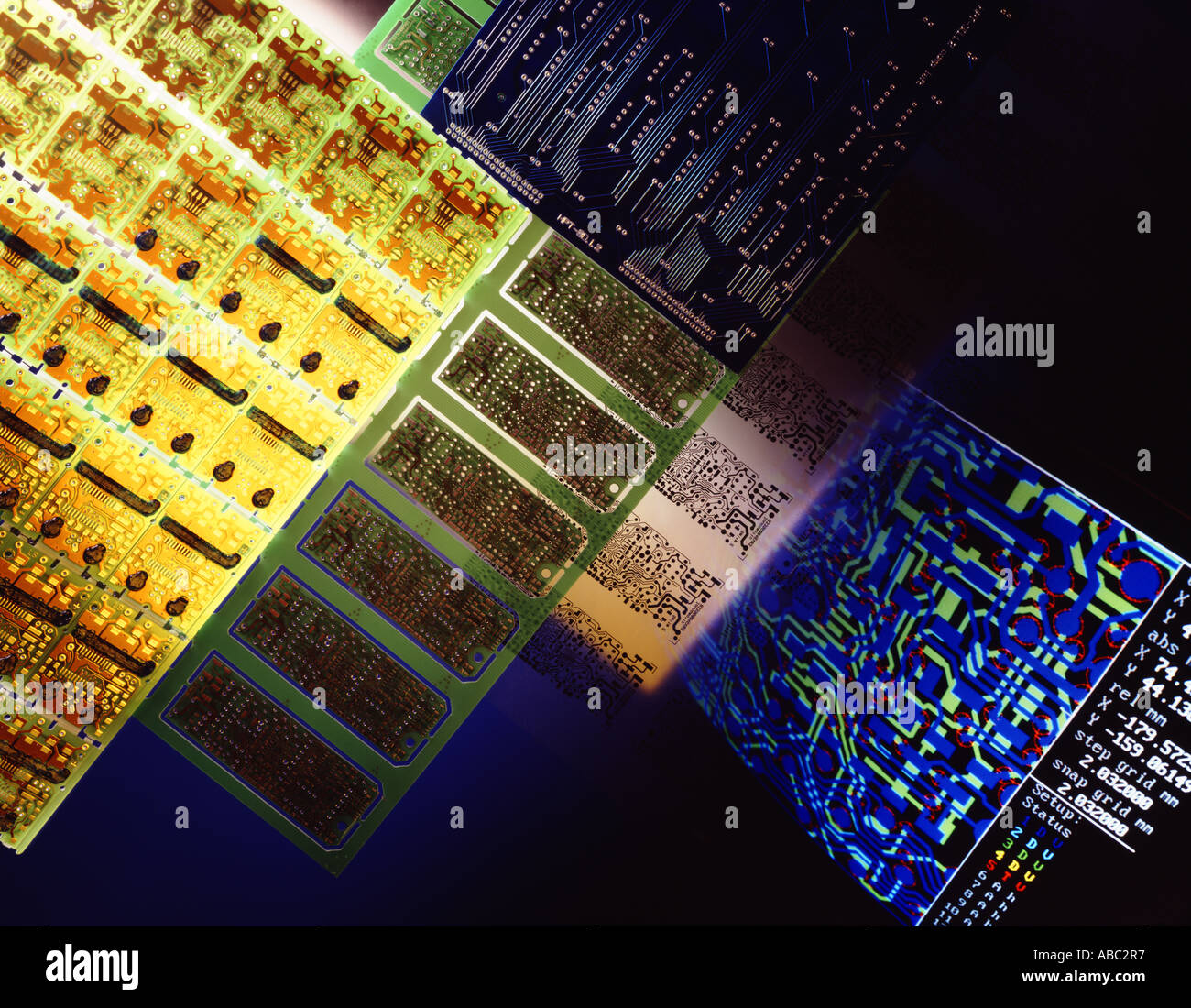 Printed circuit board Stock Photo