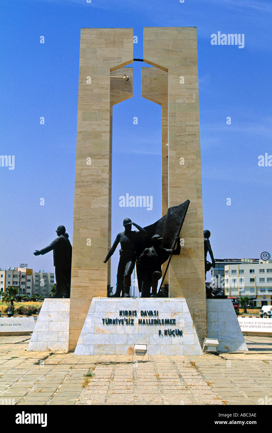 Monument, Nicosia, Northern Cyprus Stock Photo