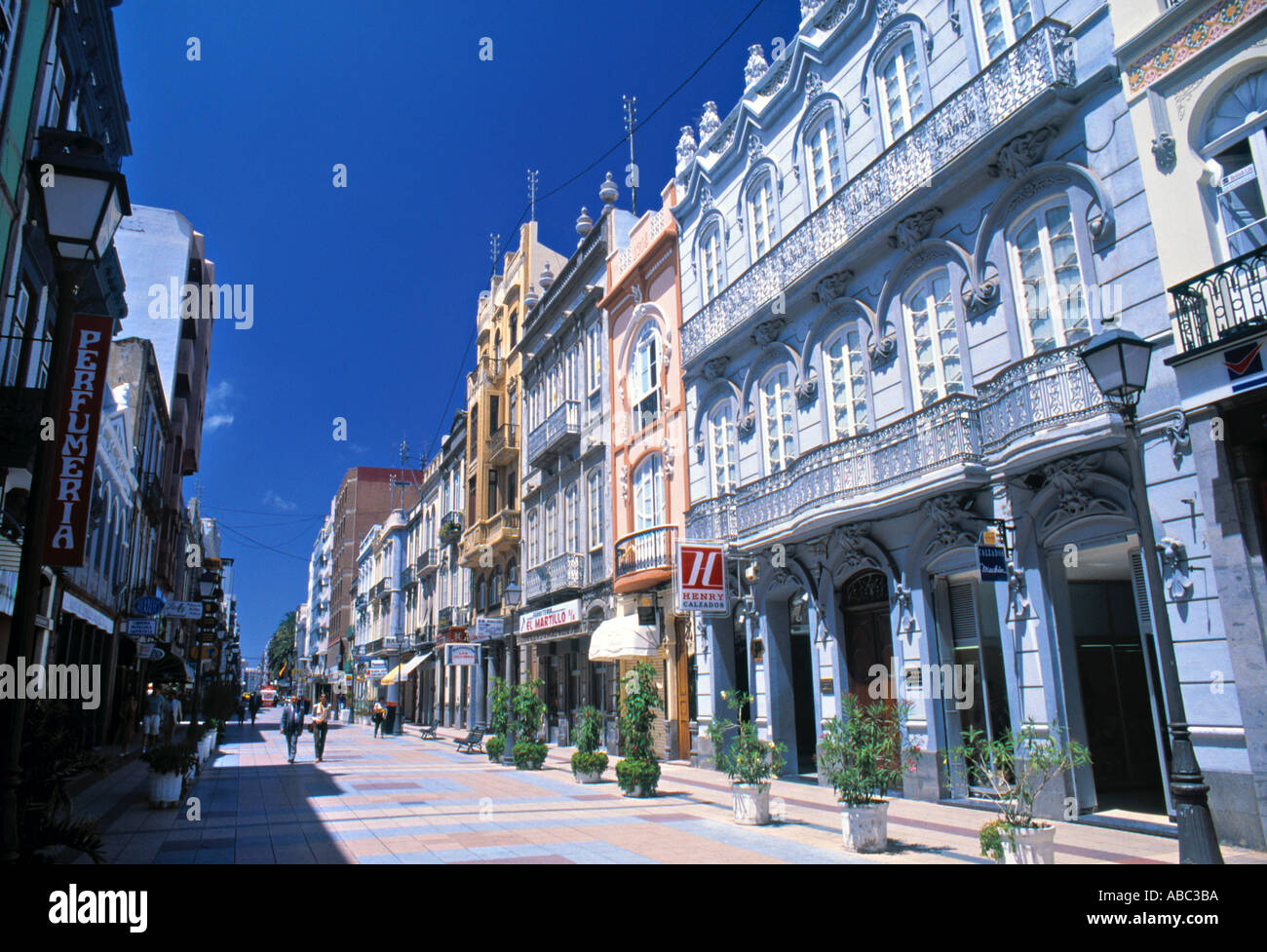 Calle Mayor de Triana, Las Palmas, Gran Canaria, Canary Islands, Spain  Stock Photo - Alamy