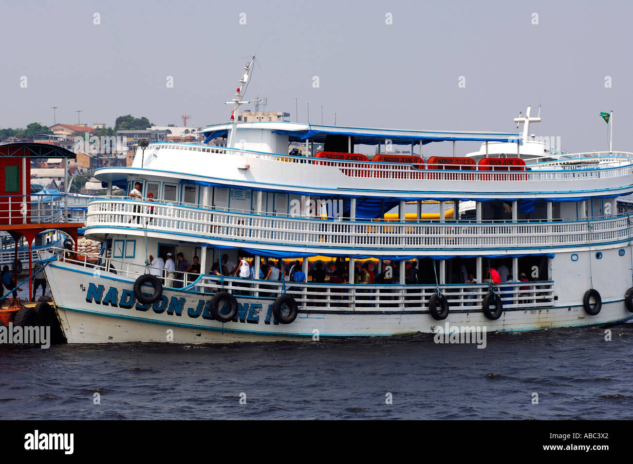 Excursion ship Manaus Amazon river Brazil Stock Photo - Alamy