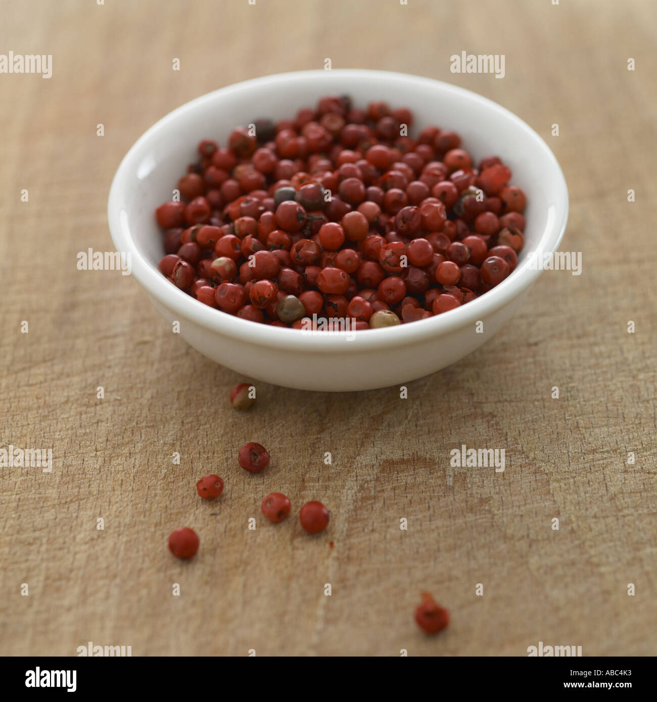 Pink peppercorns Stock Photo