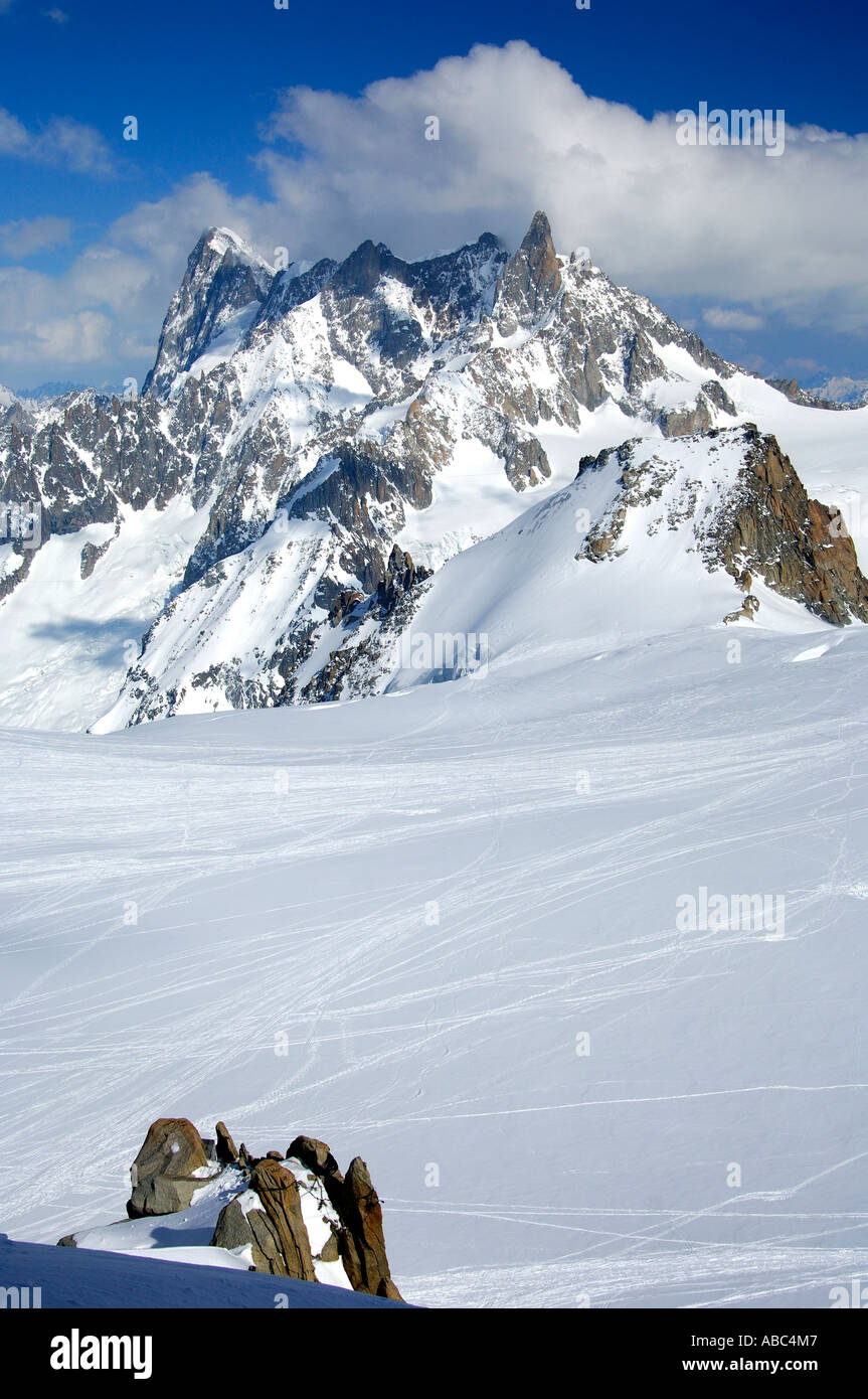 Glacier du geant vallee blanche hi-res stock photography and images - Alamy