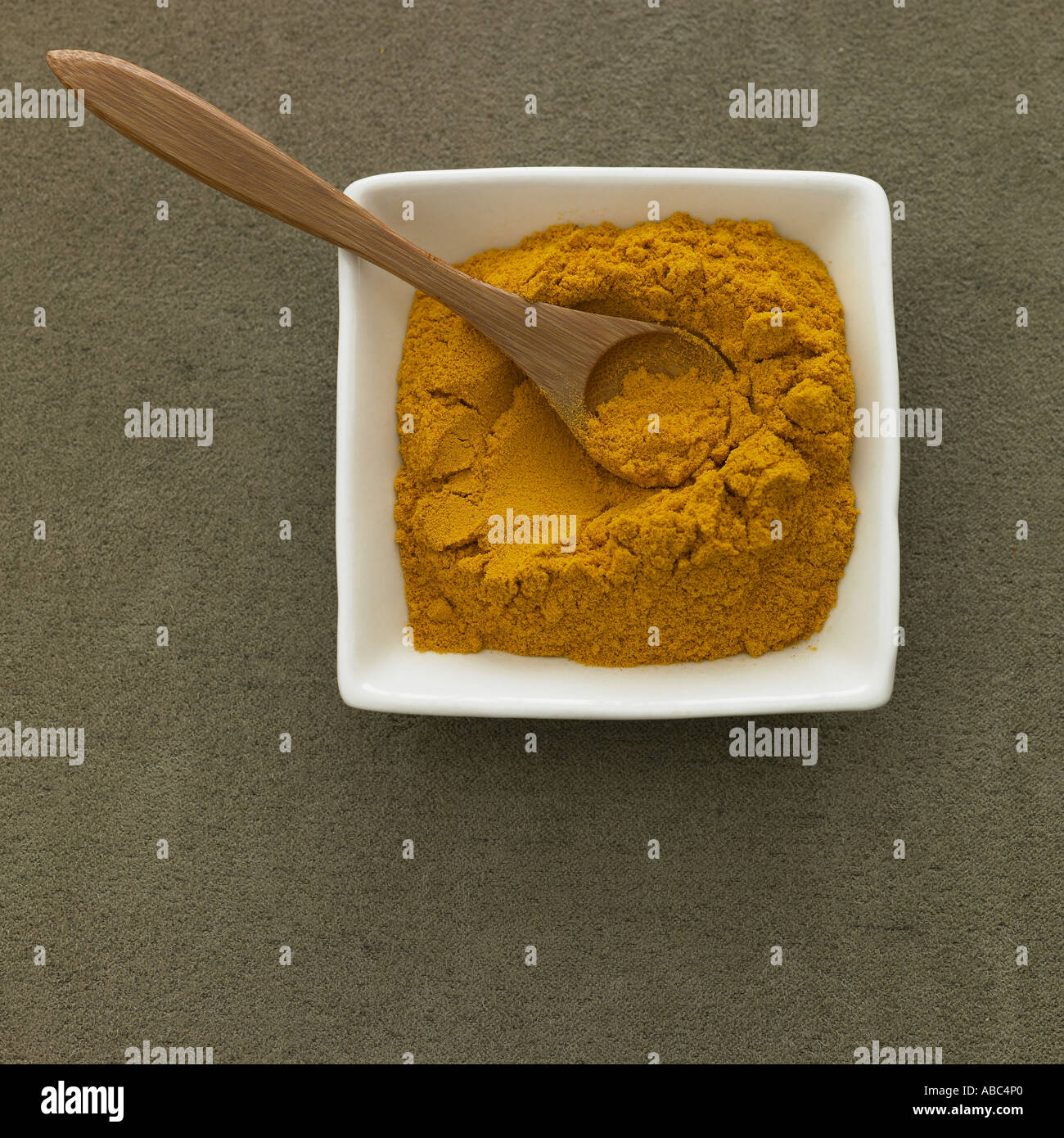 Turmeric powder - one of a series of spice images Stock Photo