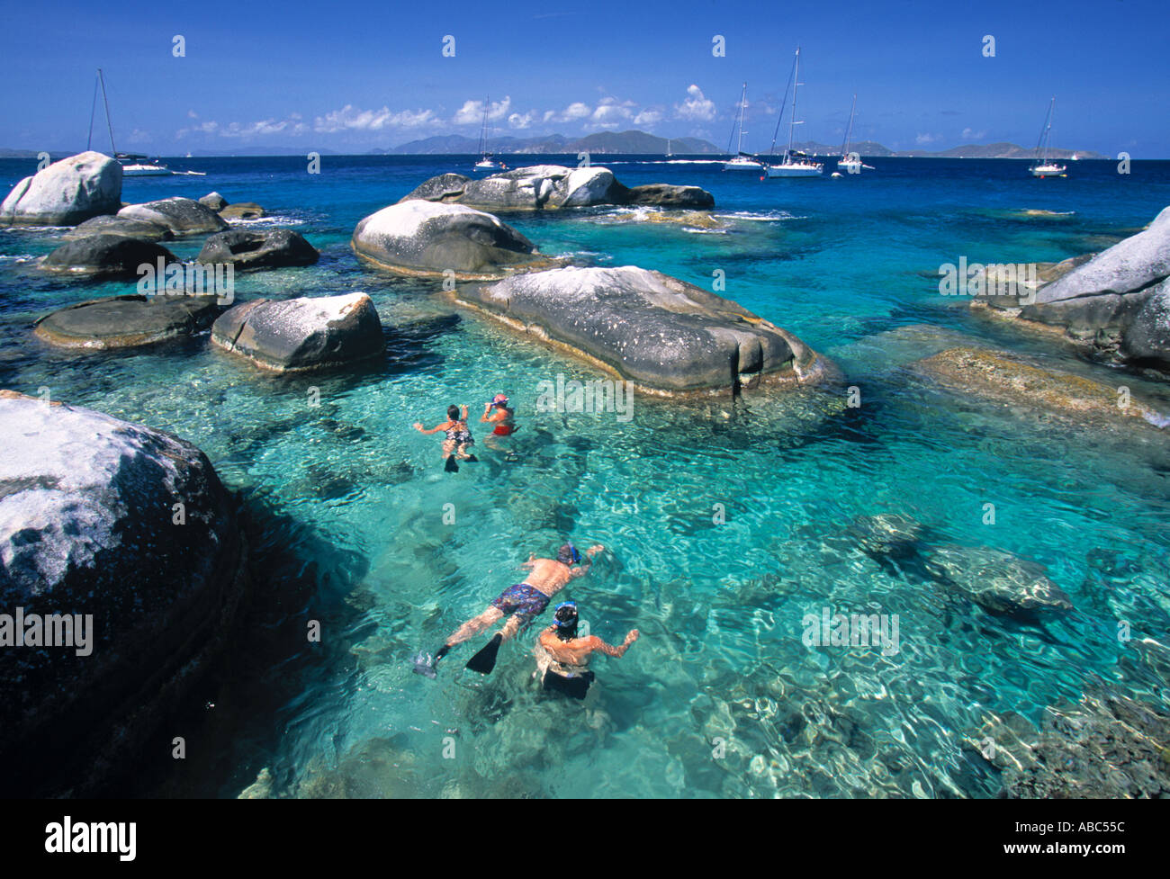 The Baths, Virgin Gorda, British Virgin Islands, Caribbean Stock Photo