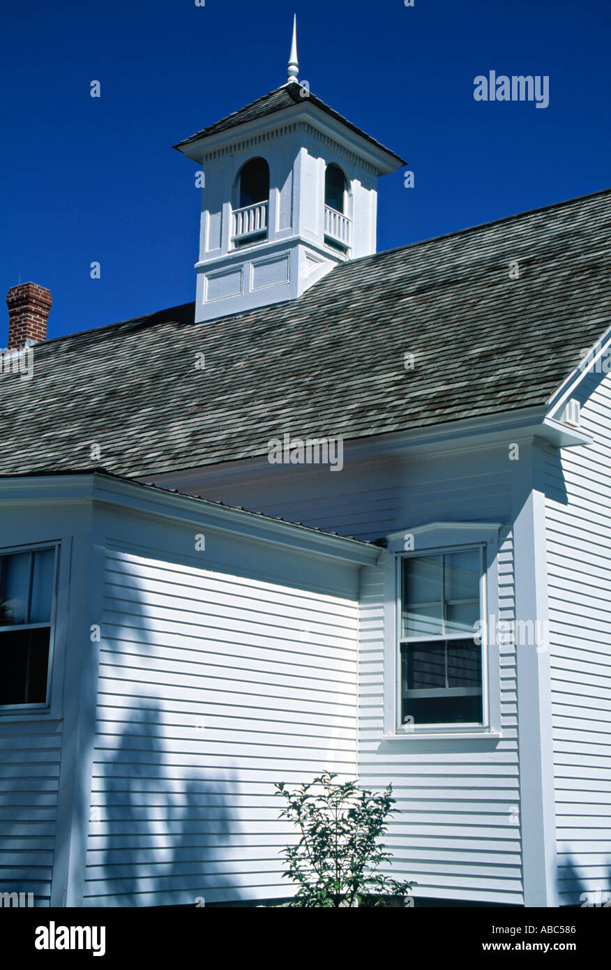 Shaker Village, Sabbathday Lake, Maine, USA Stock Photo Alamy