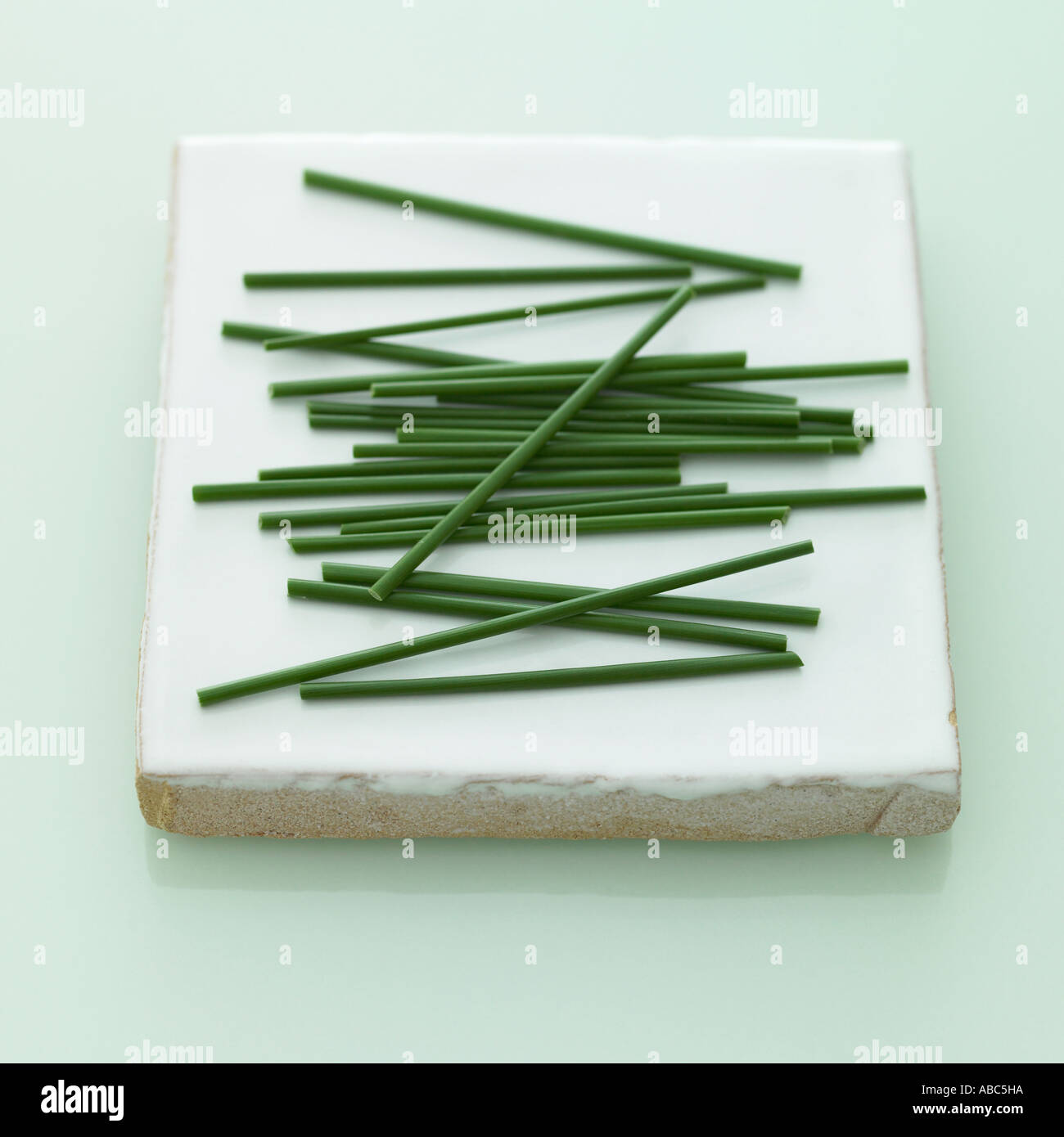 Chives - one of a series of similar herb images Stock Photo