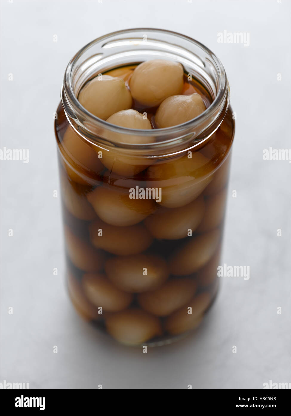 Jar of pickled onions - high end Hasselblad 61mb digital image Stock Photo