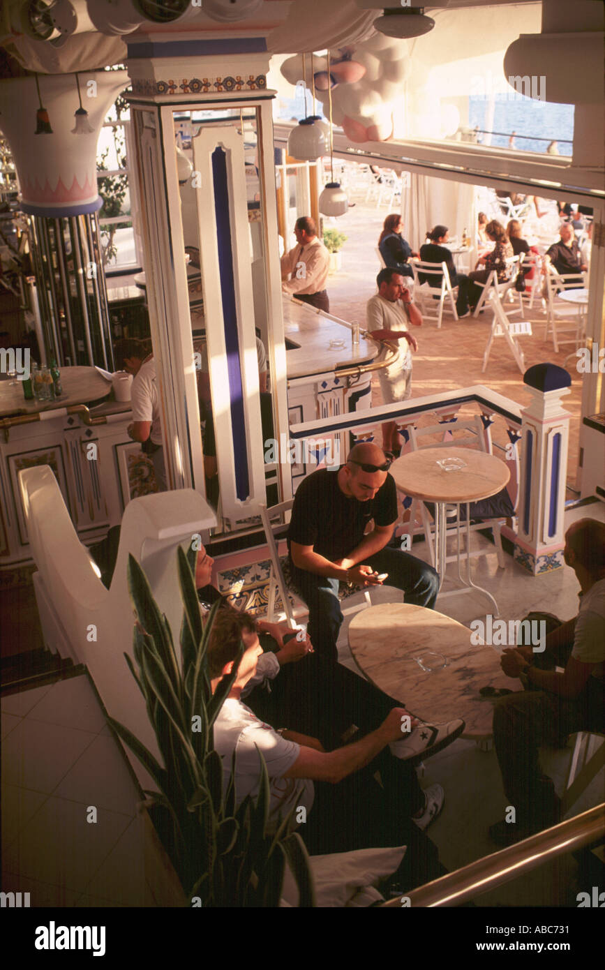 3241 Cafe Del Mar Ibiza Stock Photo