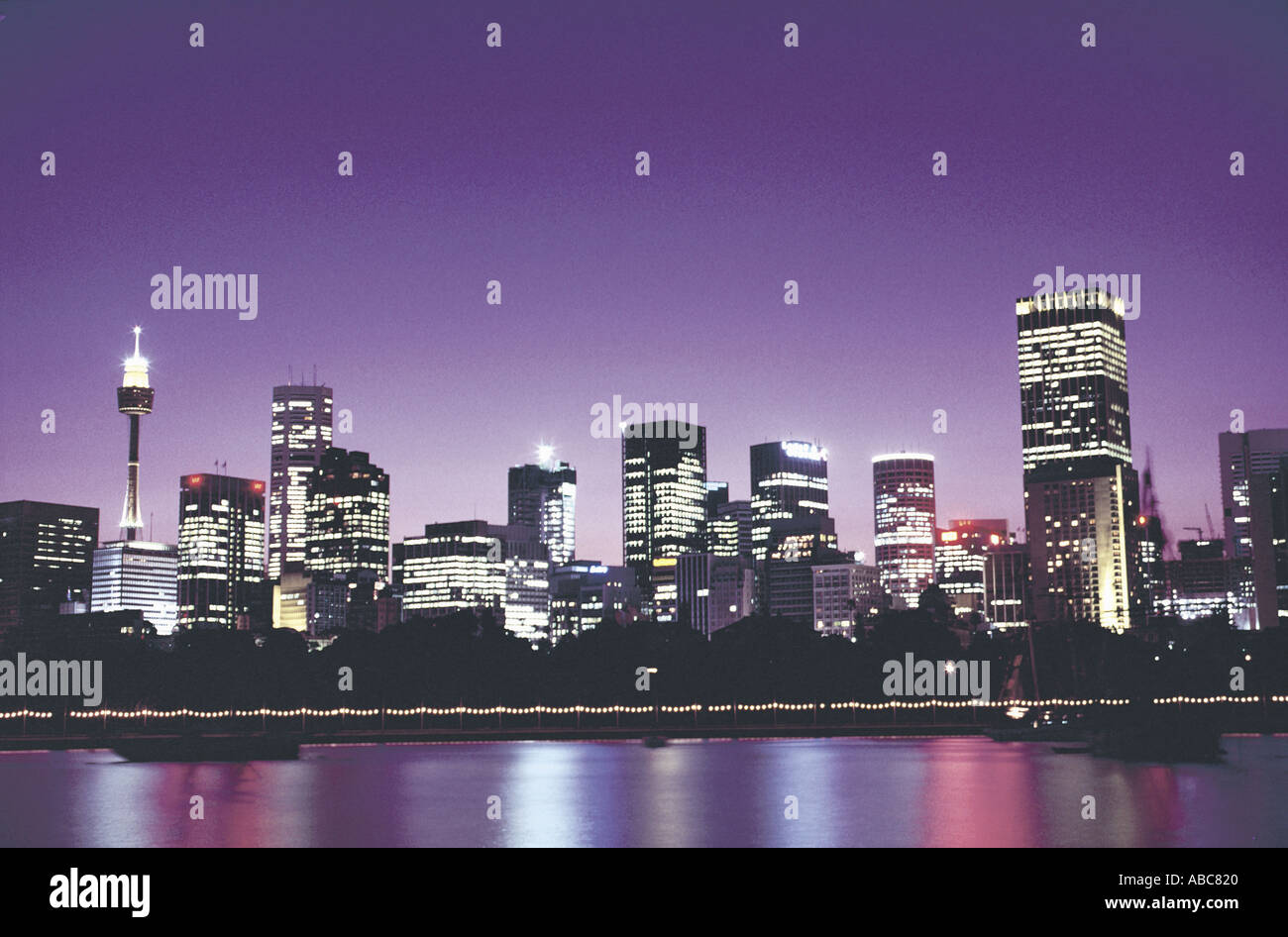 Sydney city skyline sunset hi-res stock photography and images - Alamy