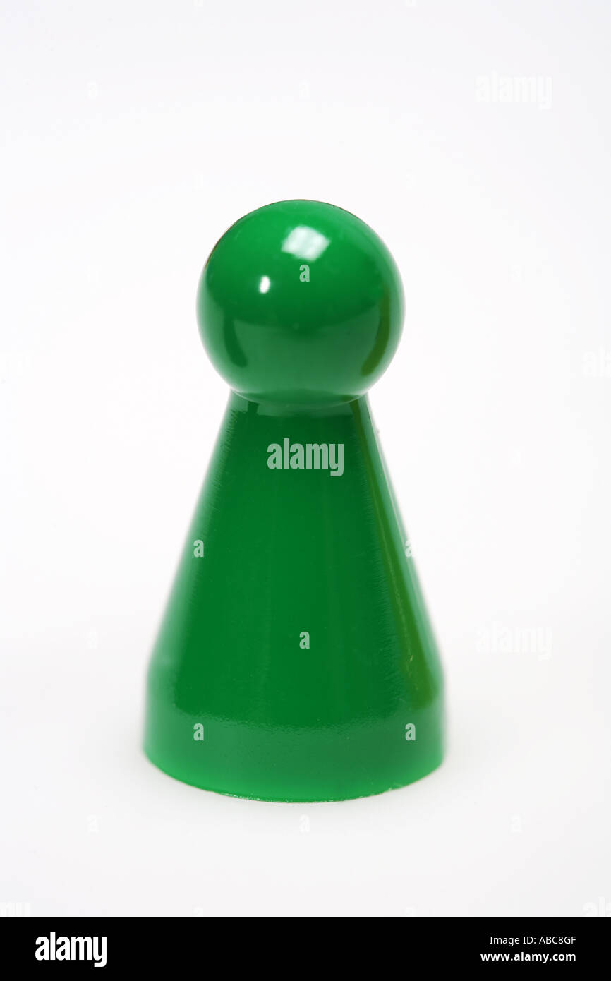 Green game piece Stock Photo Alamy