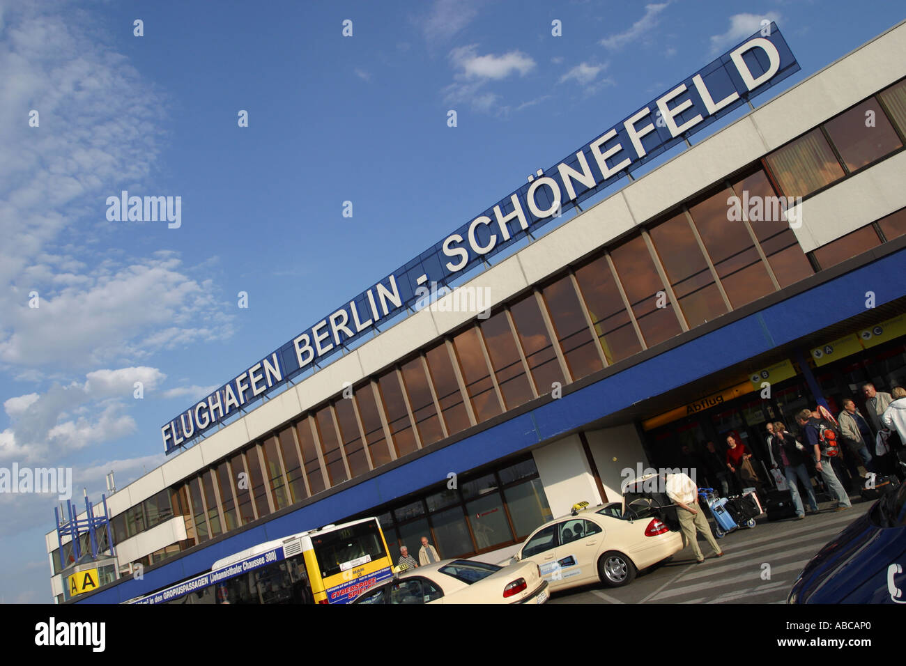 Berlin Schonefeld international airport terminal building Berlin airport Germany taken 2006 Stock Photo