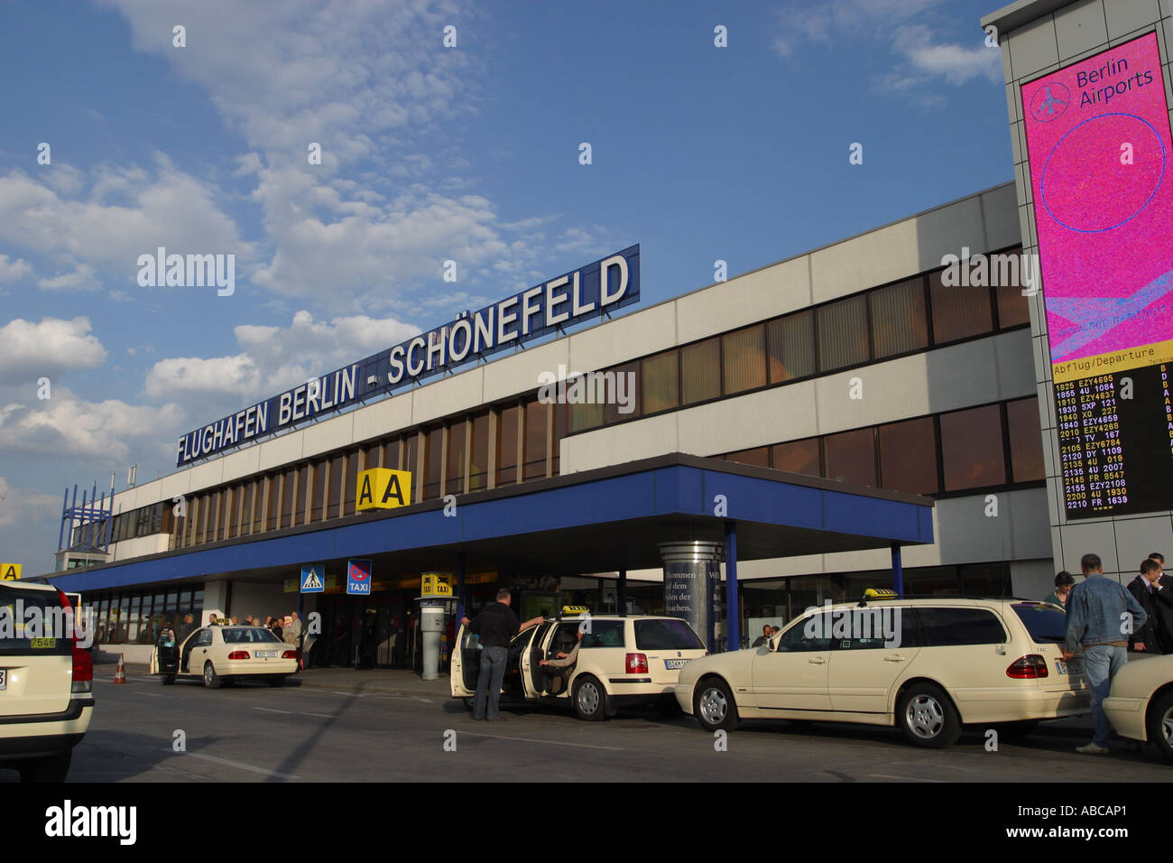 Berlin Schonefeld international airport terminal building Berlin airport Germany Stock Photo