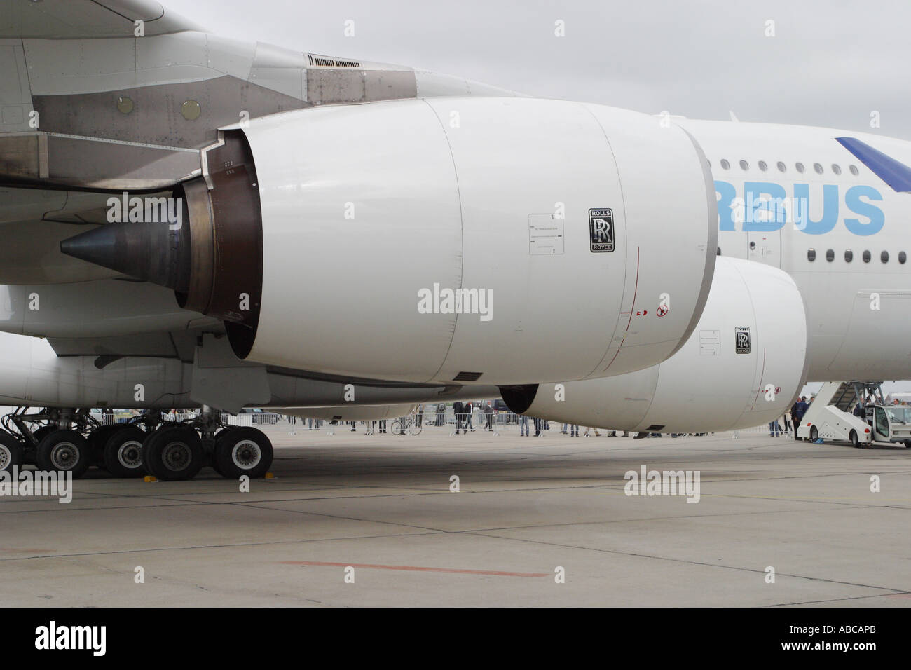 Airbus A380 Airbus is powered by Rolls Royce Trent 900 jet engines Stock  Photo - Alamy