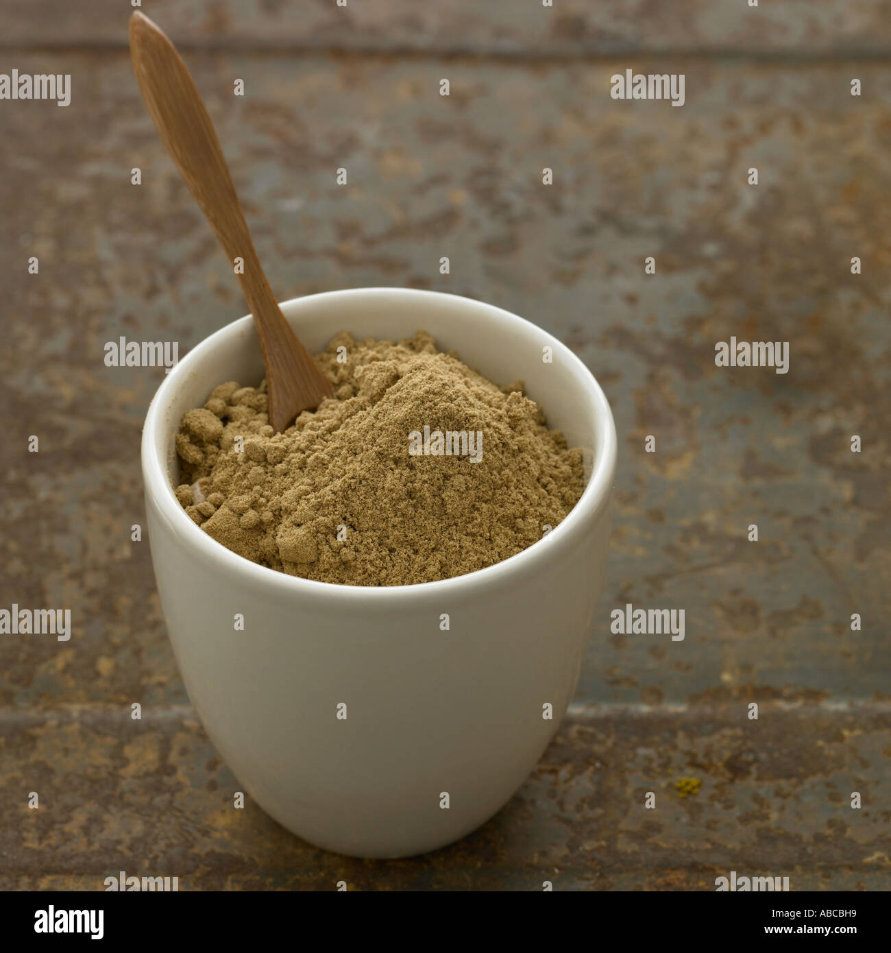 Ground ginger - one of a series of similar spice images Stock Photo