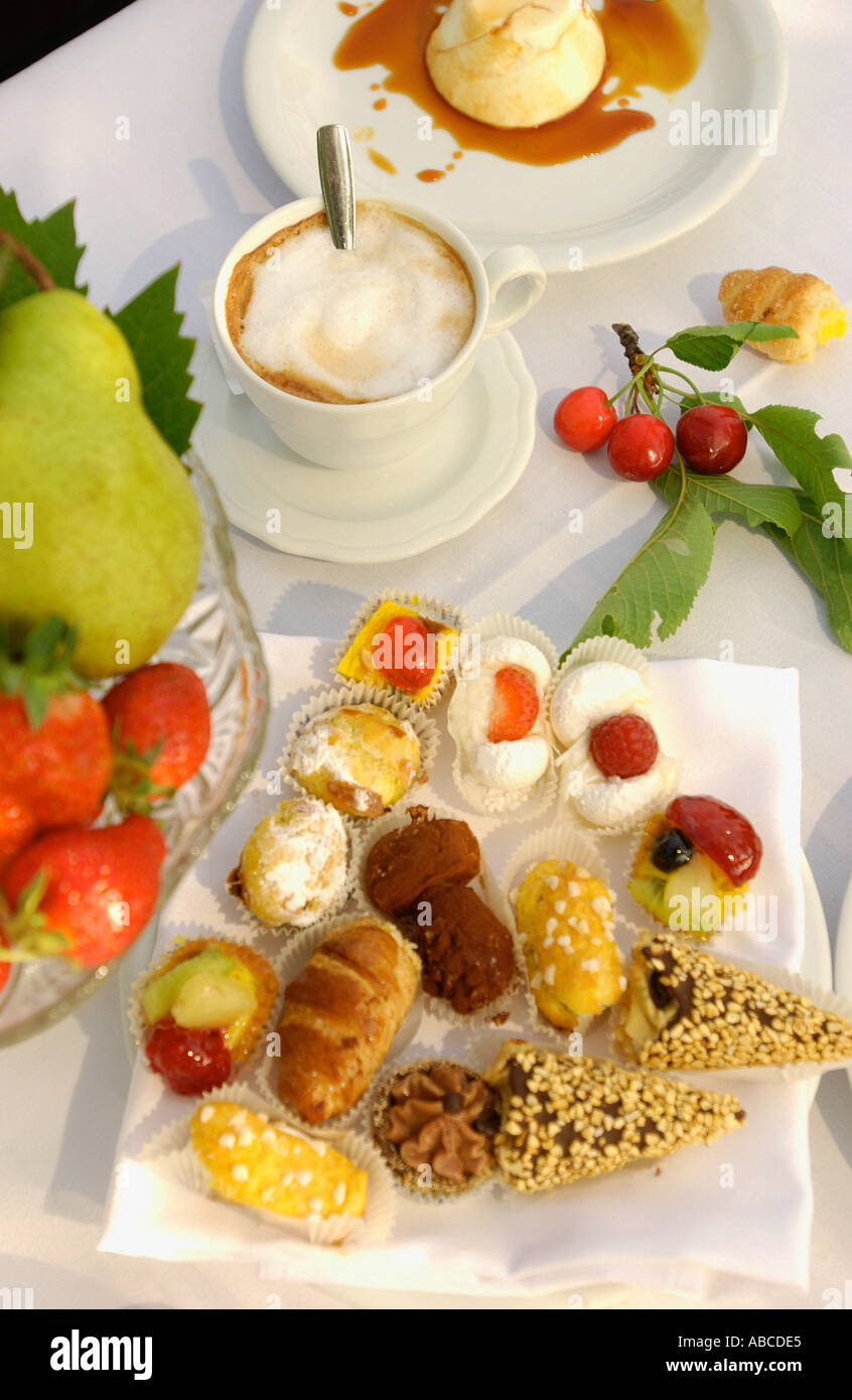 Coffee and cakes Stock Photo Alamy