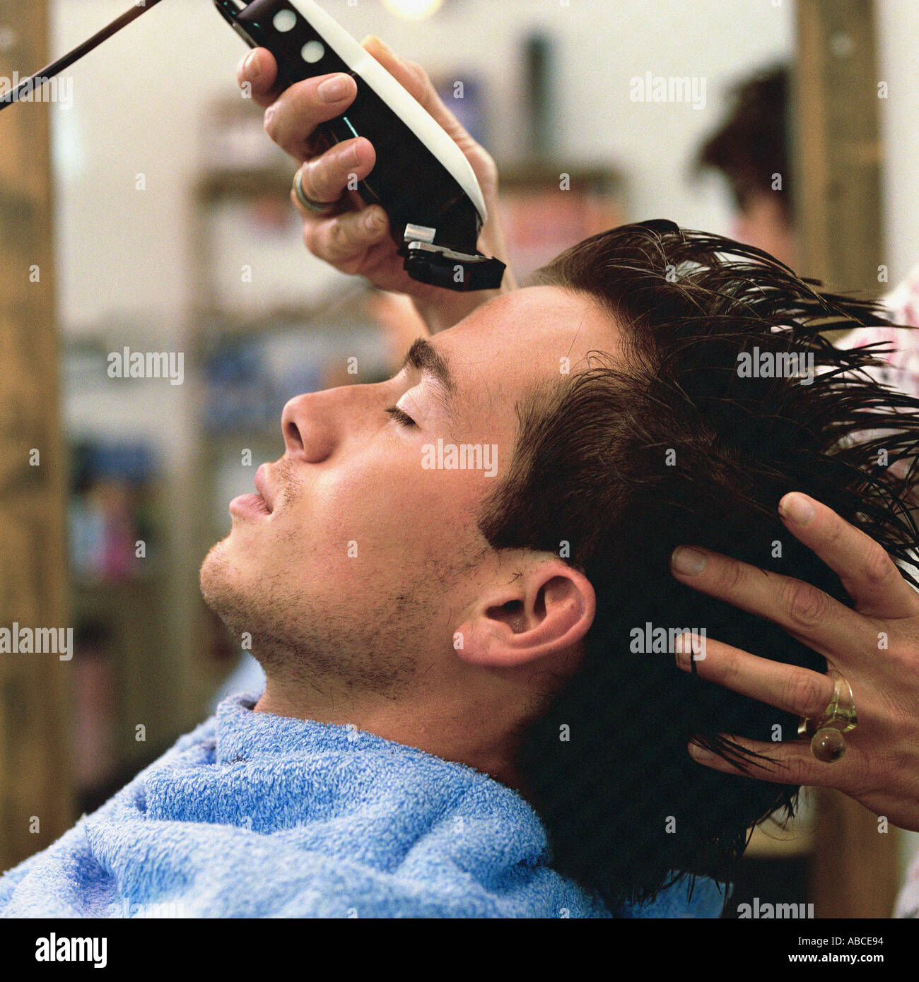 Side Shaved Haircut Stock Photos Side Shaved Haircut Stock