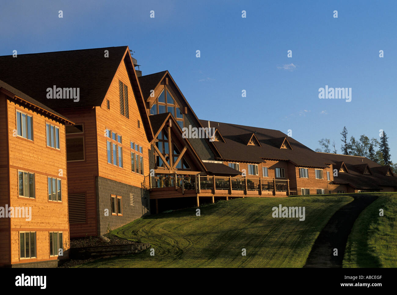 Alaska Talkeetna Alaskan Lodge Stock Photo Alamy