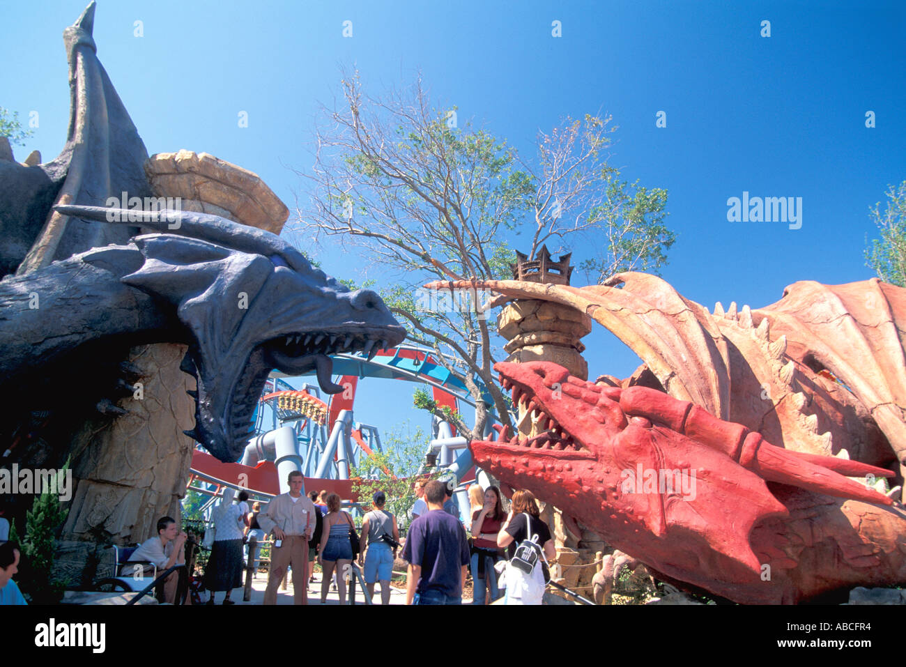Florida roller coaster Dueling Dragons Universal Orlando Islands of Adventure theme park