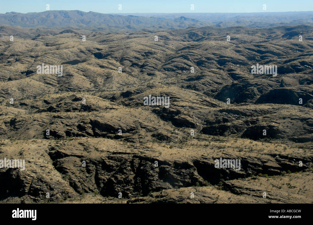 Aerial Khomas Hochland Mountains Namibia Southern Africa Stock Photo