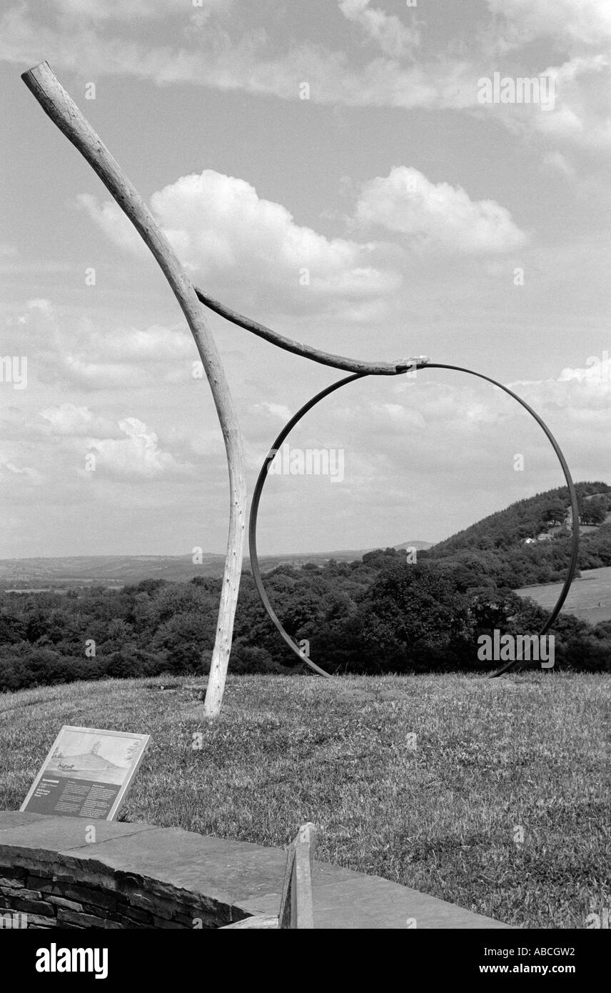 Sculpture at the National Botanical Gardens Camarthen Wales UK Stock