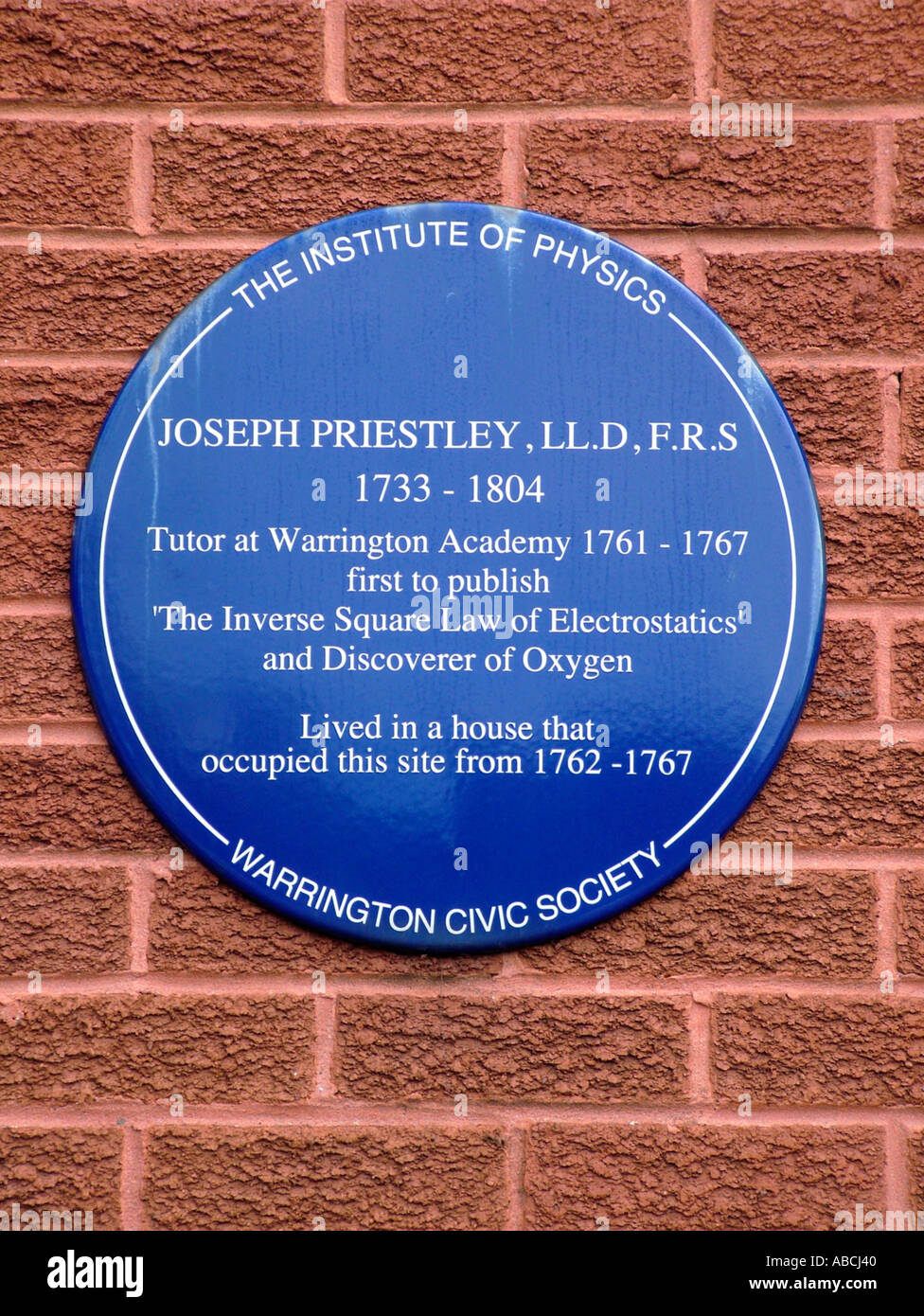 Joseph priestley hi-res stock photography and images - Alamy