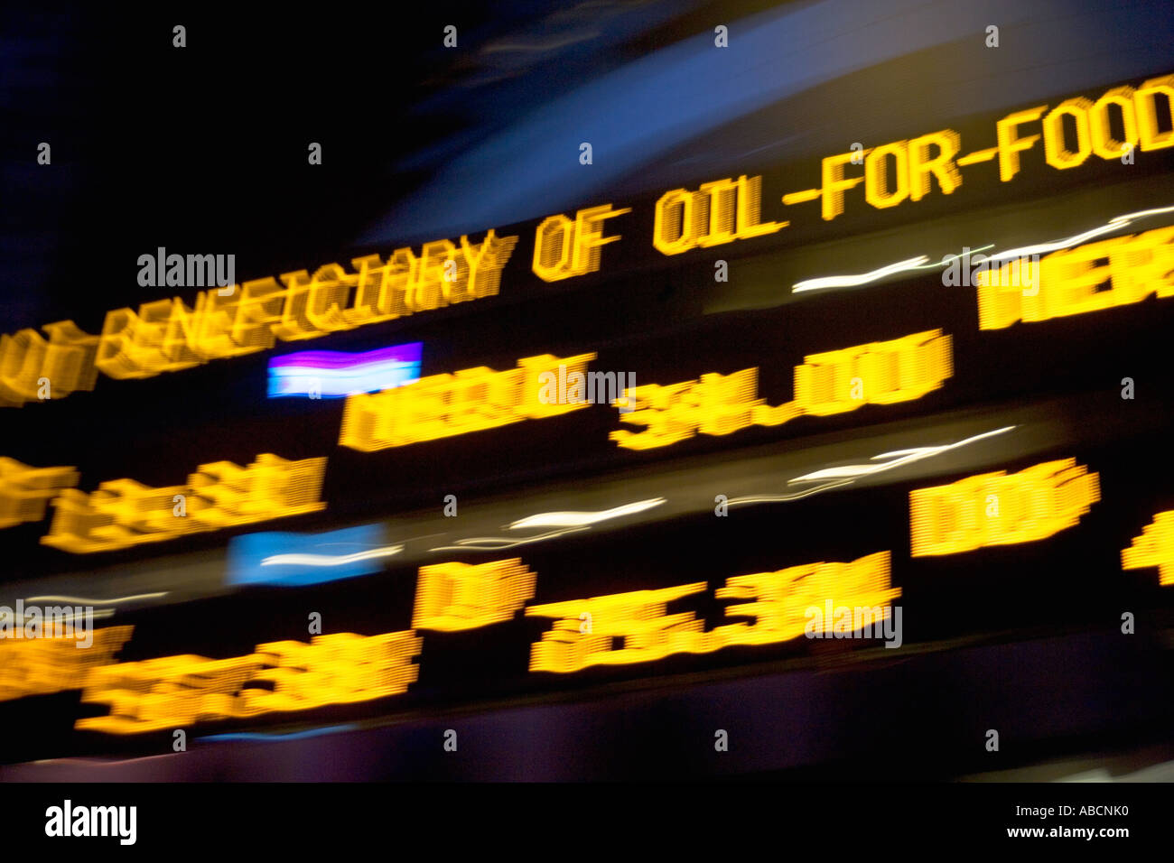 Wall street stocks and shares Stock Photo Alamy