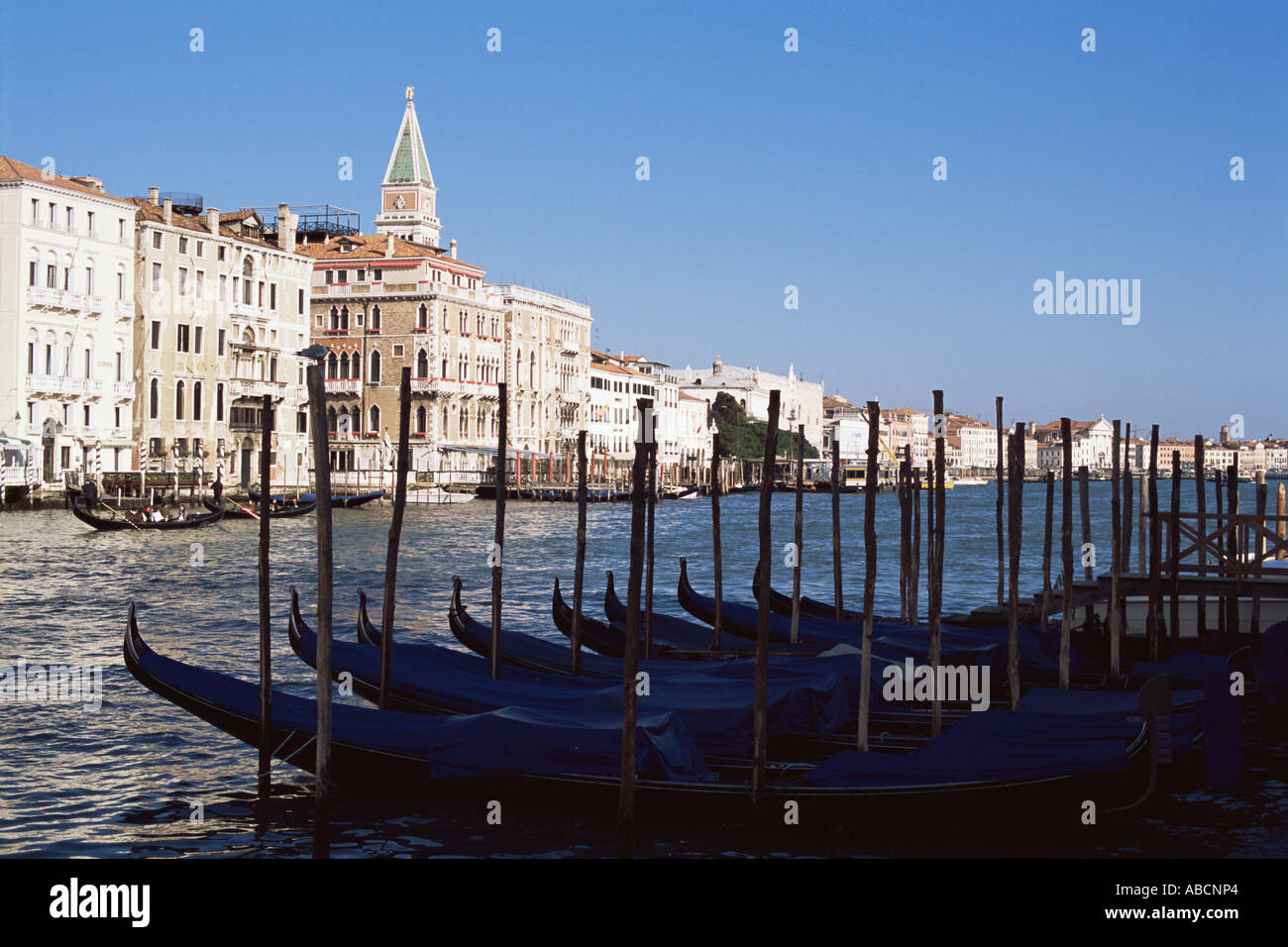 Gondolas in venice Stock Photo