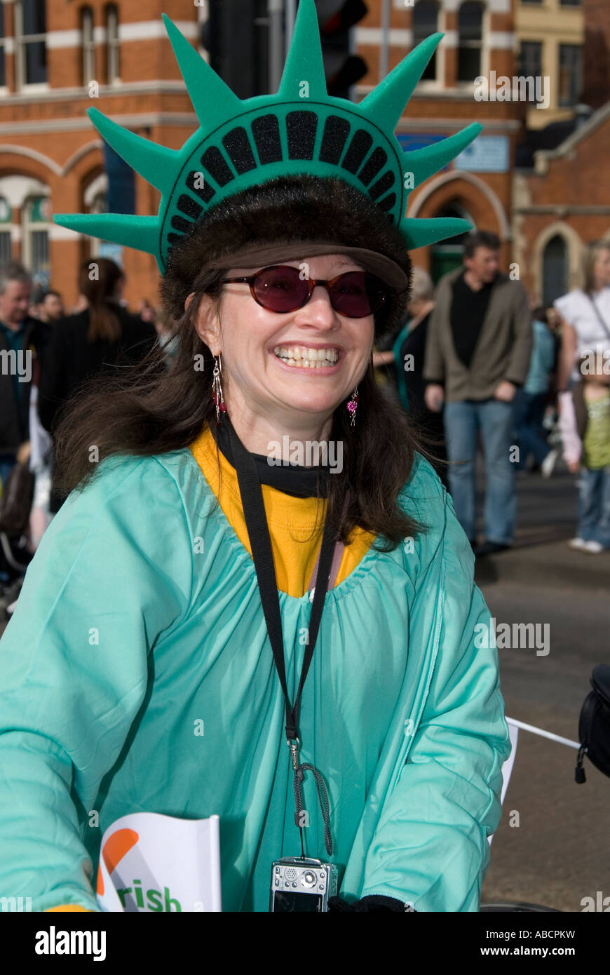 st patricks day statue of liberty