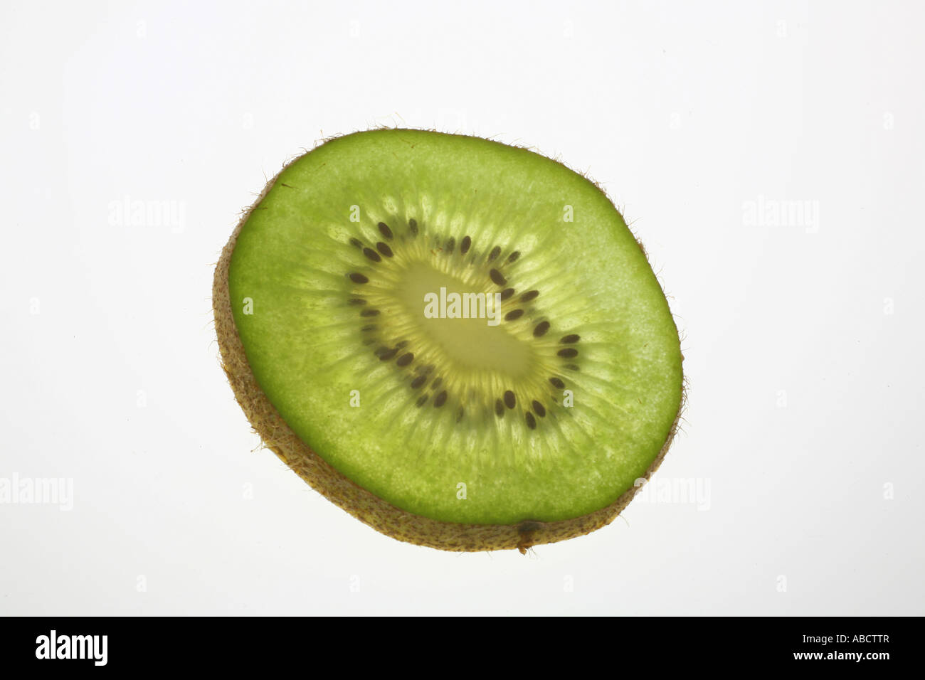 Sliced Kiwi Fruit Stock Photo
