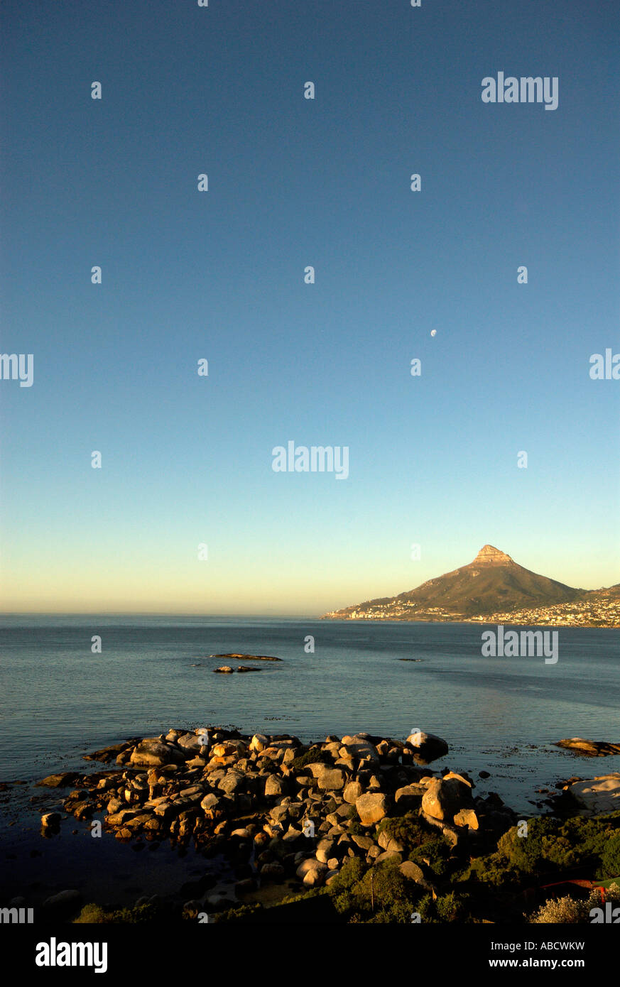 Camps Bay South Africa 12 Apostles Twelve Apostles Atlantic Ocean cold ocean tourism travel South Africa visitors tourists sight Stock Photo