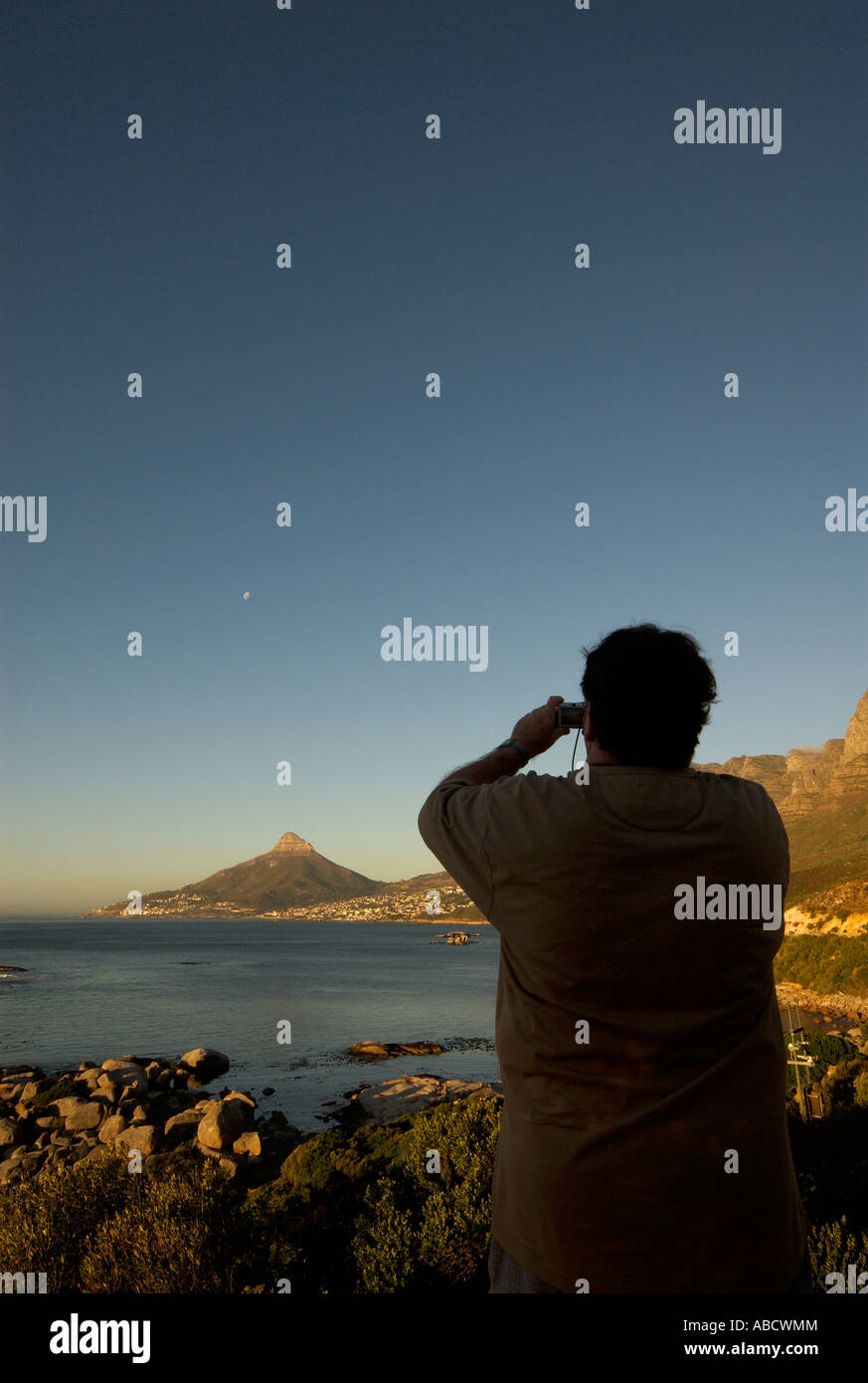 Camps Bay South Africa 12 Apostles Twelve Apostles Atlantic Ocean cold ocean tourism travel South Africa visitors tourists sight Stock Photo